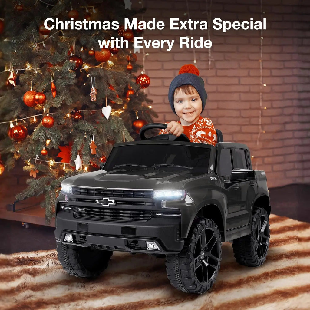 Kids Ride-On Chevrolet Silverado – Remote Control, Bluetooth & LED Lights