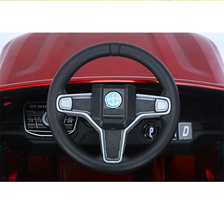 Kids 12V Ride-On Car with Remote Control, Rocking & Opening Doors
