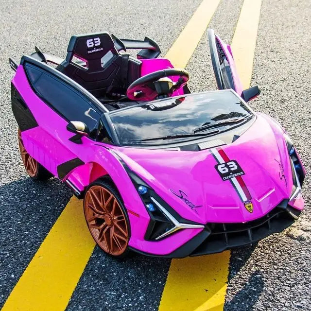 Kids Electric Ride-On Car with Remote Control & Early Education Features