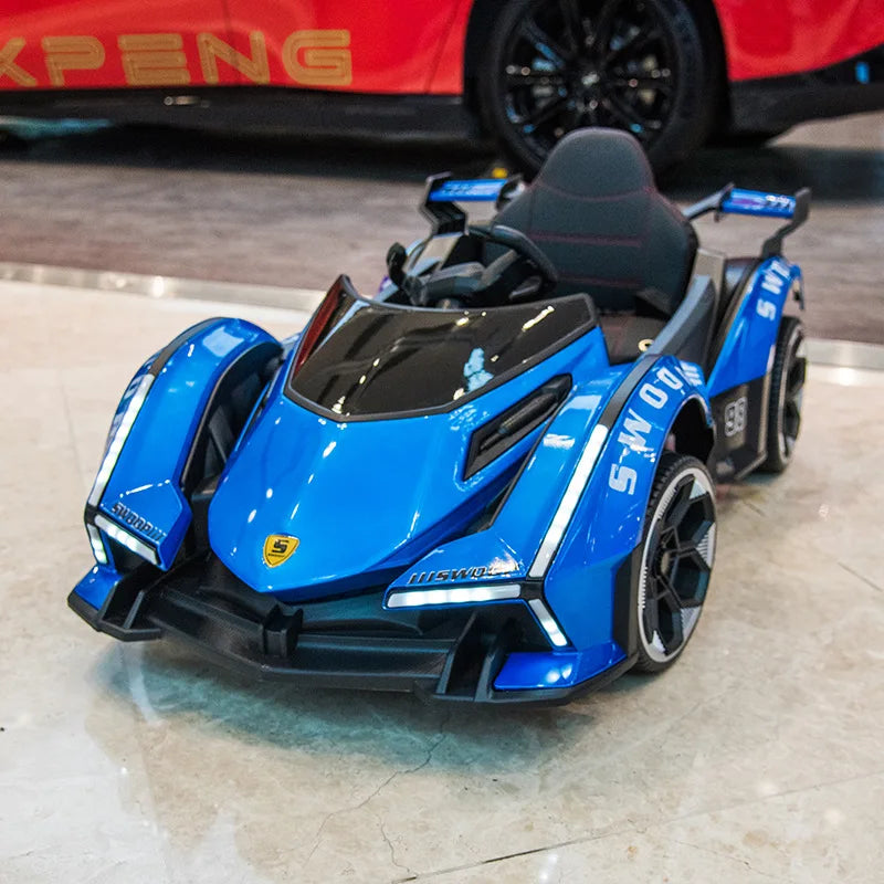 12V Kids Electric Ride-On Car – 4WD Remote Control Adventure Vehicle