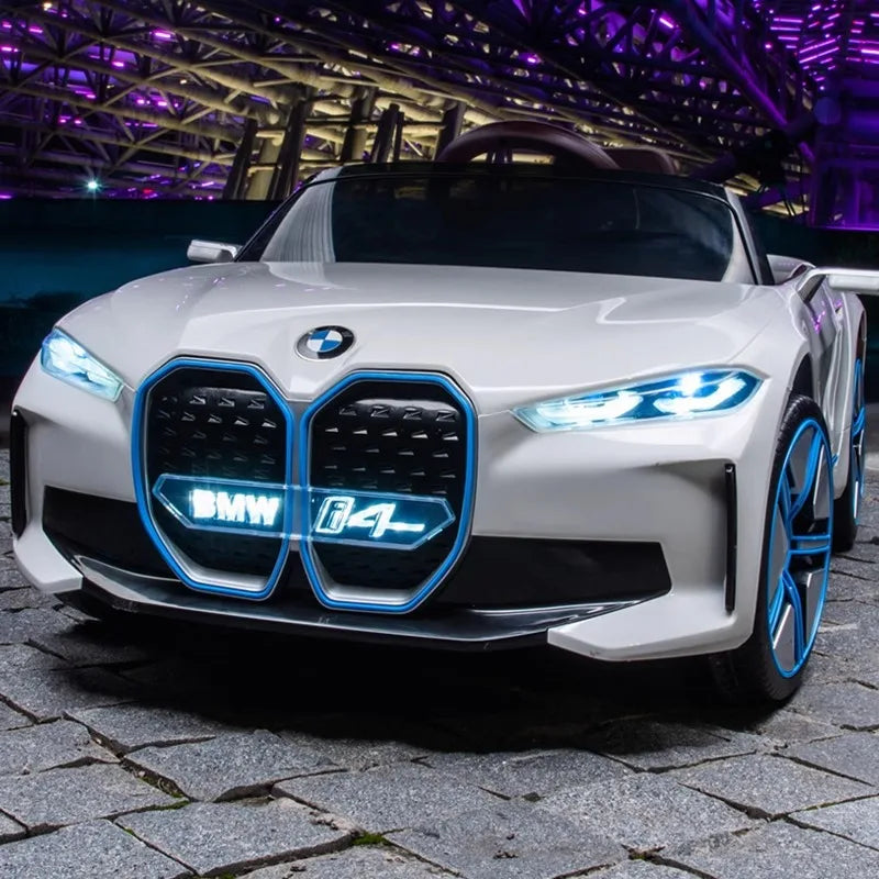 Kids Ride-On BMW i4 – 4WD, Remote Control & Bluetooth