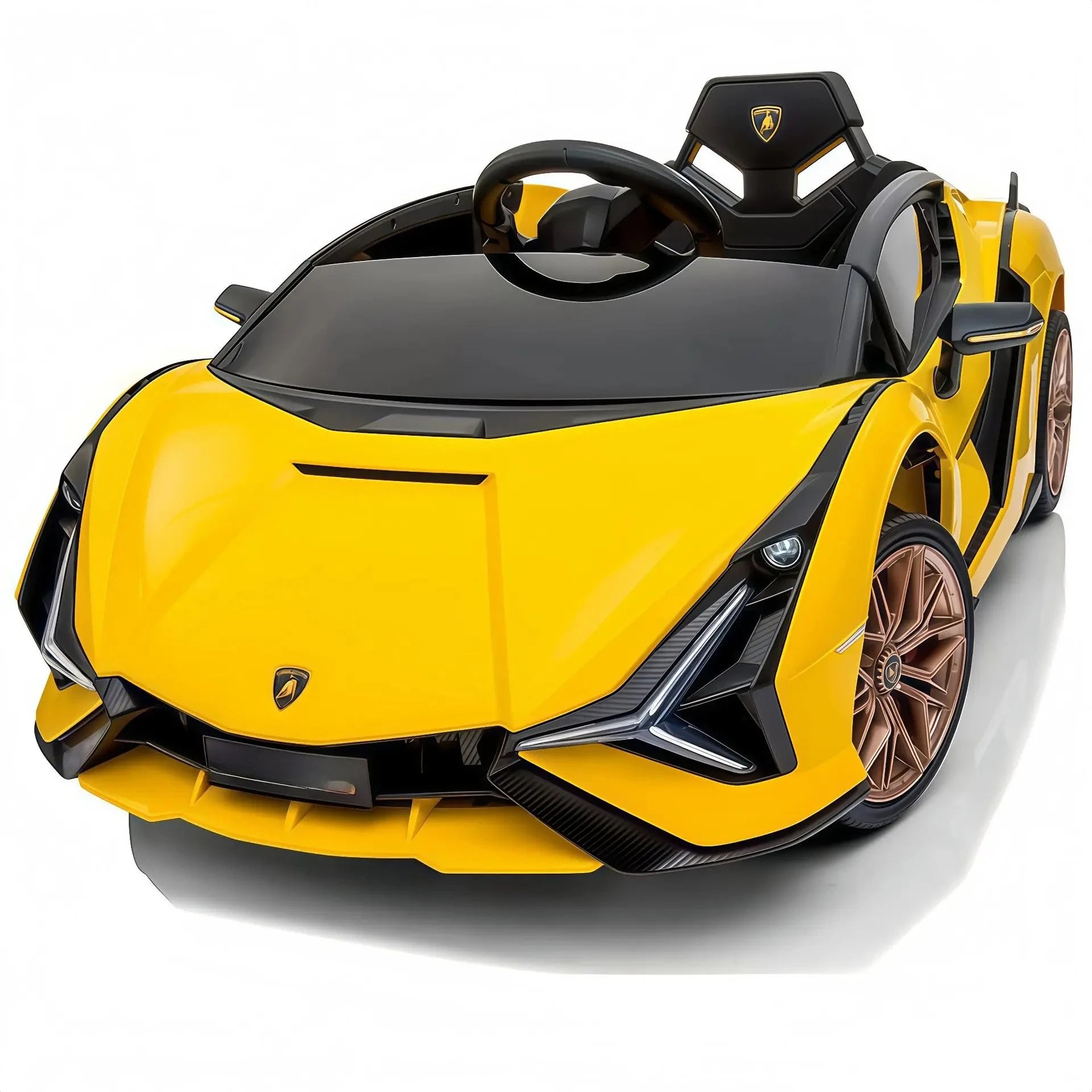 12V Premium Kids Ride-On Car with App Remote & Scissor Doors