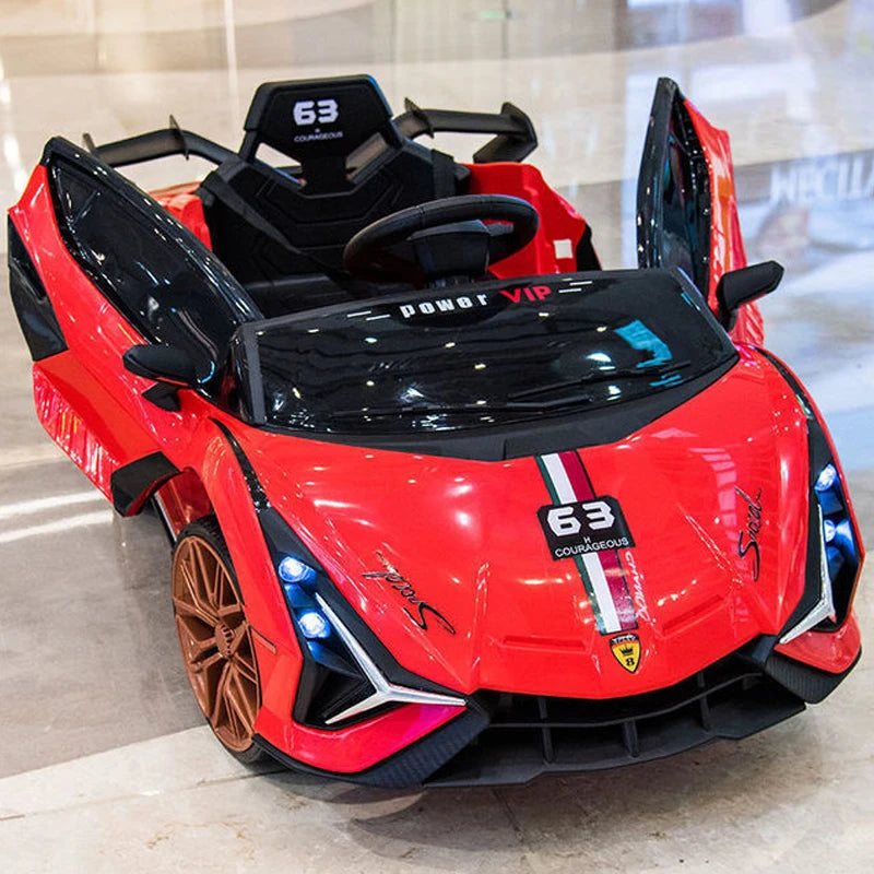 Kids Electric Ride-On Car with Remote Control & Early Education Features
