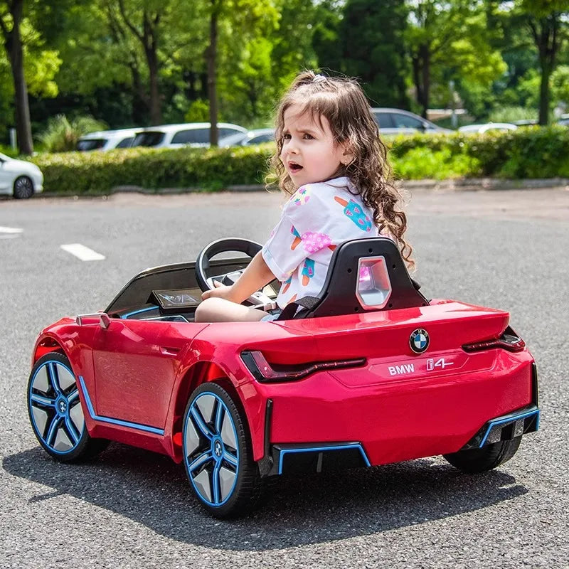 Kids Ride-On BMW i4 – 4WD, Remote Control & Bluetooth