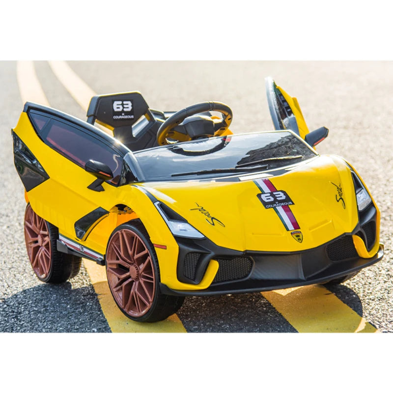 Kids Electric Ride-On Car with Remote Control & Early Education Features