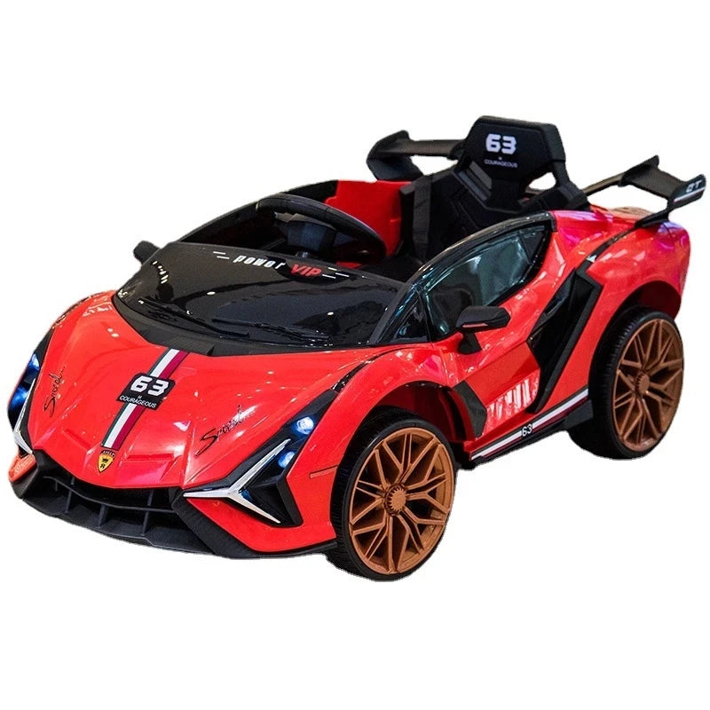 Kids Electric Ride-On Car with Remote Control & Early Education Features