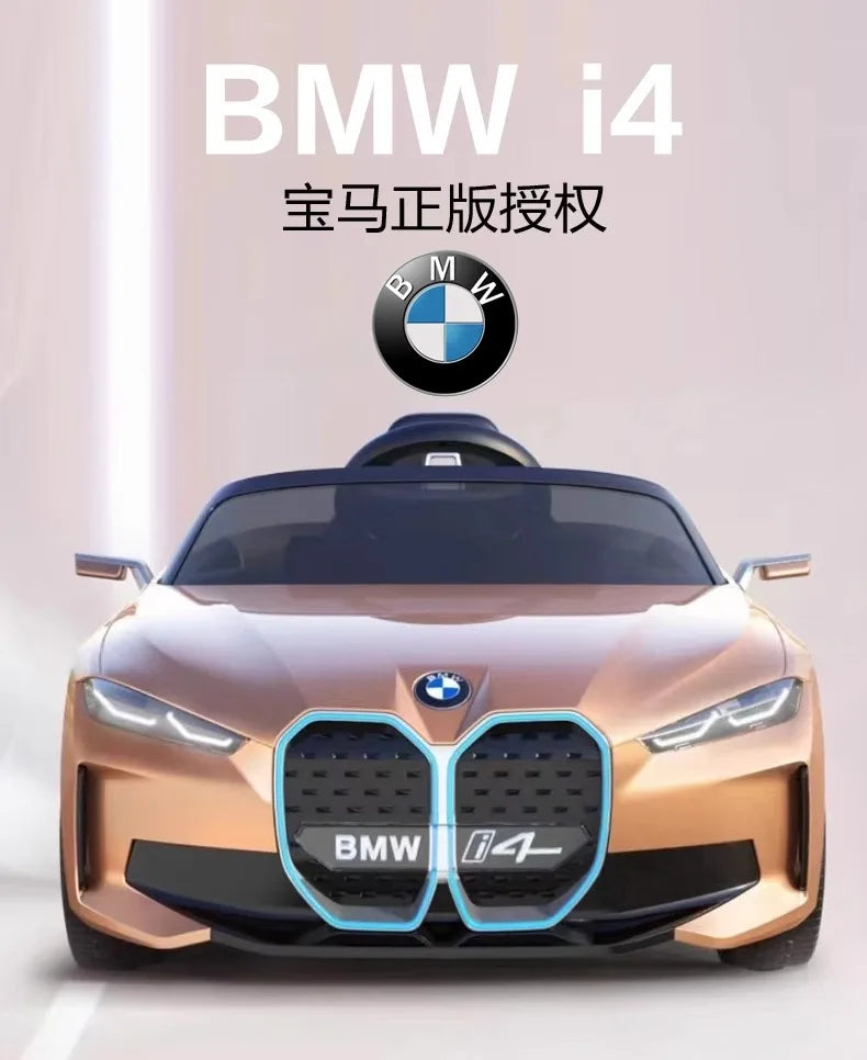 Kids Ride-On BMW i4 – 4WD, Remote Control & Bluetooth